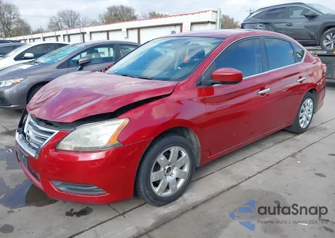 2013 Nissan Sentra Sv из США, поврежденный, VIN 3N1AB7AP6DL713399